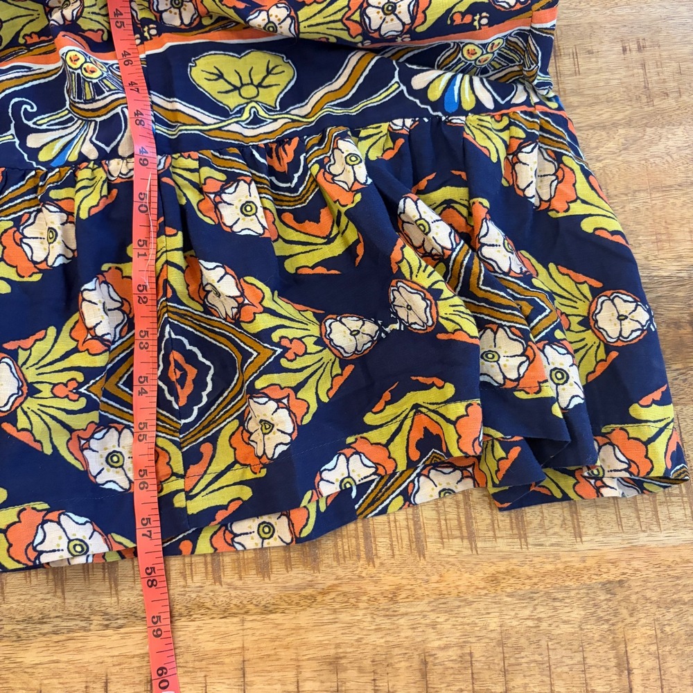 Anthropologie Maeve Cassandra Maxi Dress 1X Boho Pintuck Flutter Sleeve Floral - Picture 15 of 15
